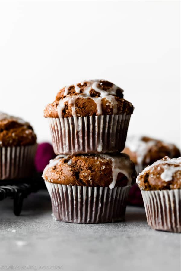 winter time muffin recipe with gingerbread