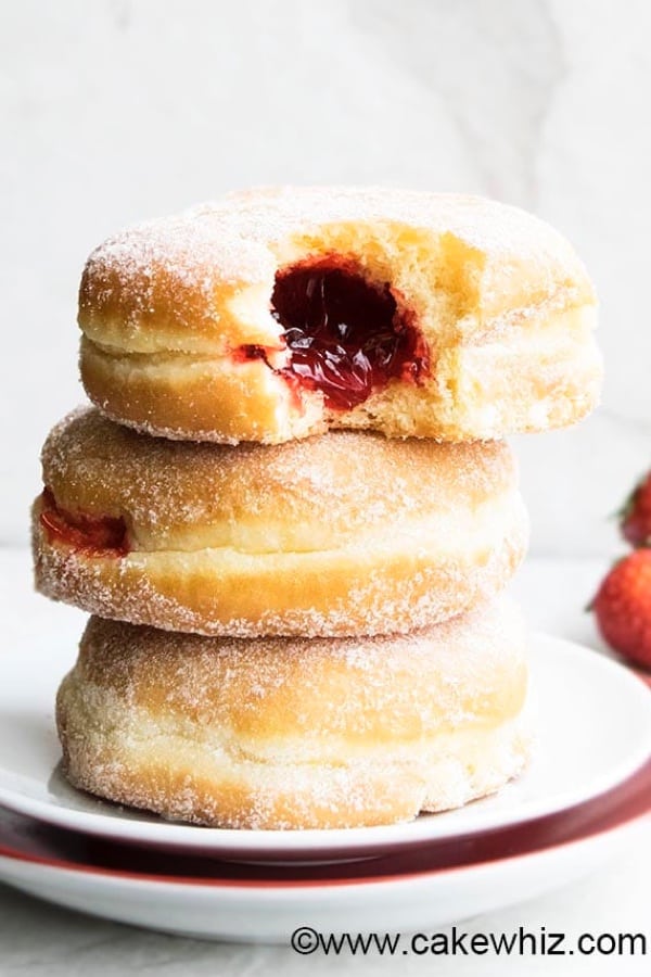homemade donut recipe with jelly filling