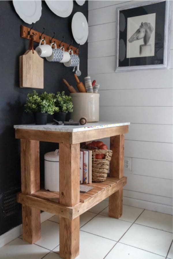 how to build your own kitchen cart tutorial