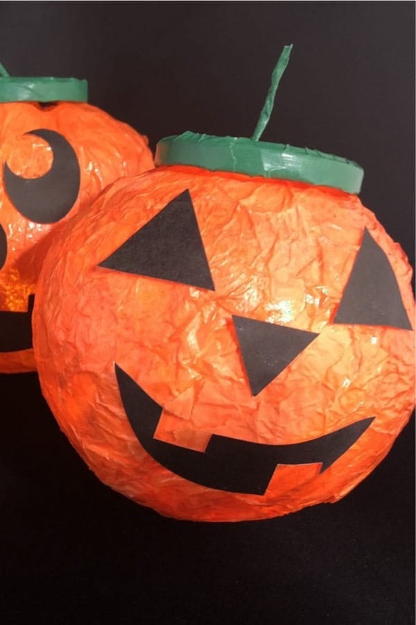 halloween craft tutorial with paper mache