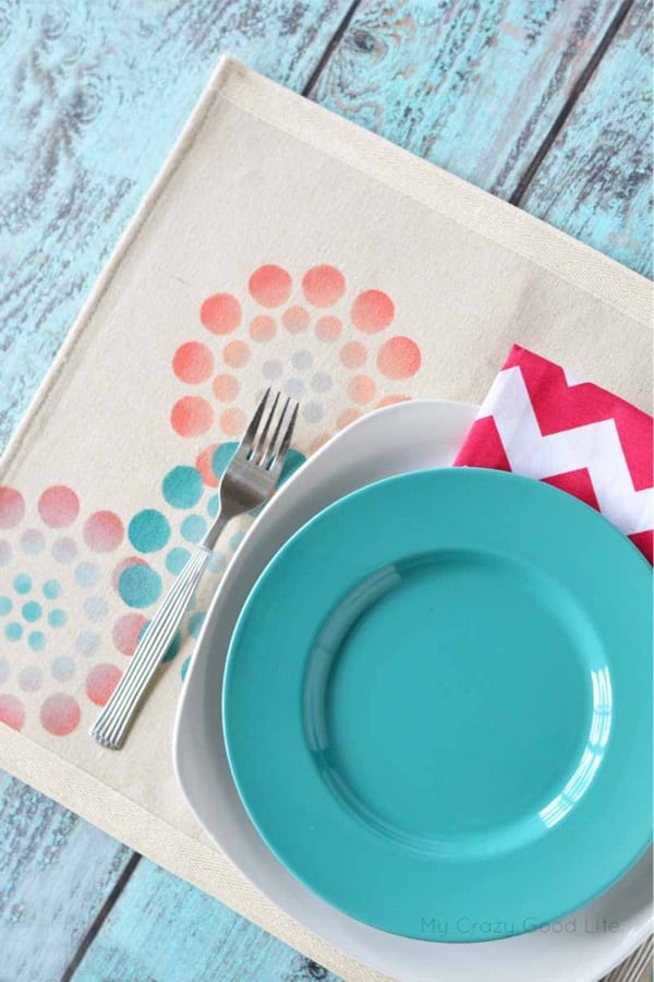 easy to decorate placemat tutorial