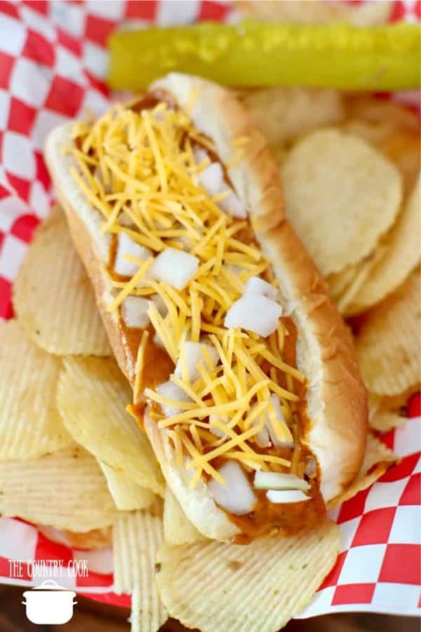 instapot chili hot dogs 
