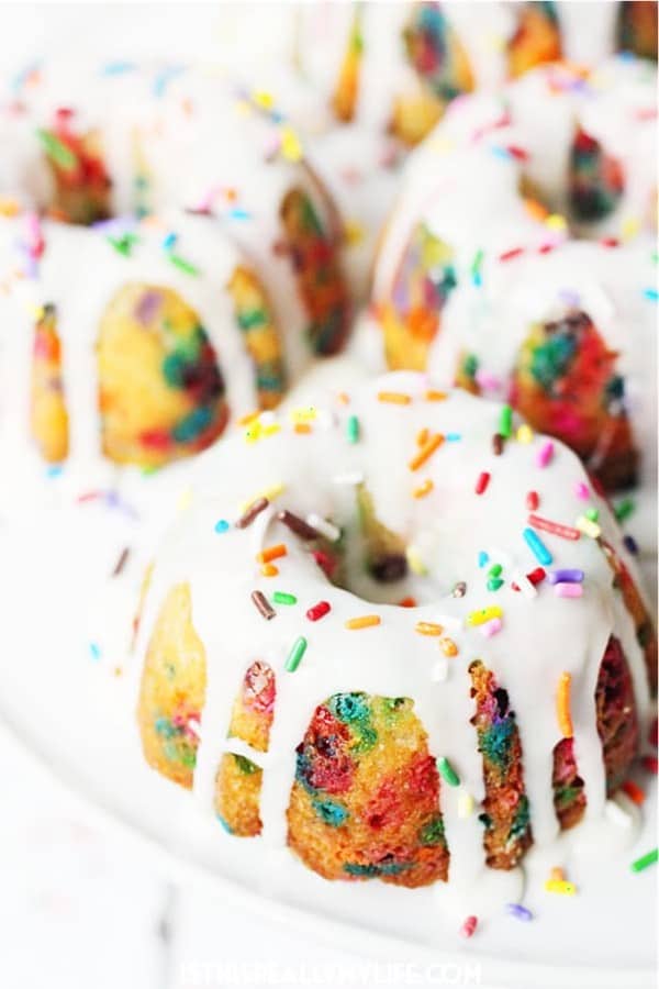 funfetti mini cake recipe for dessert