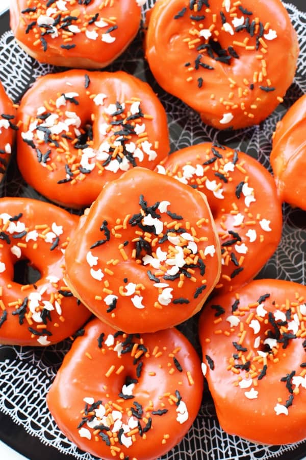 halloween frosted doughnuts to make at home