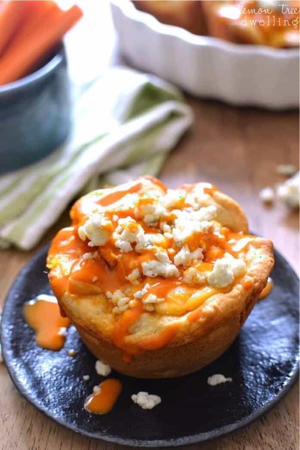 bite sized pizza cups with muffin pan