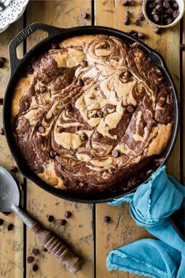 how to make dessert brownies in skillet