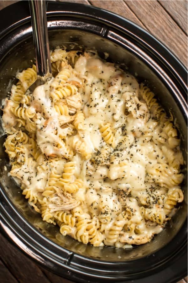 pasta and chicken recipe for crock pot
