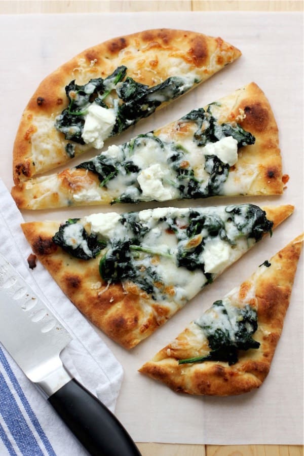 quick to make flatbread recipe tutorial with goat cheese