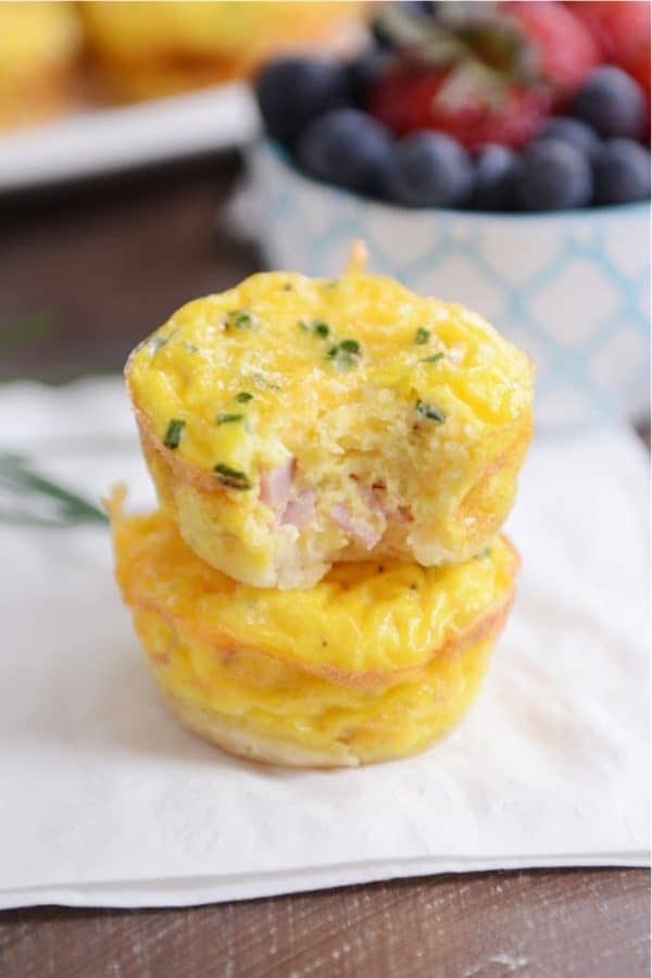 quick breakfast recipe made with muffin pan
