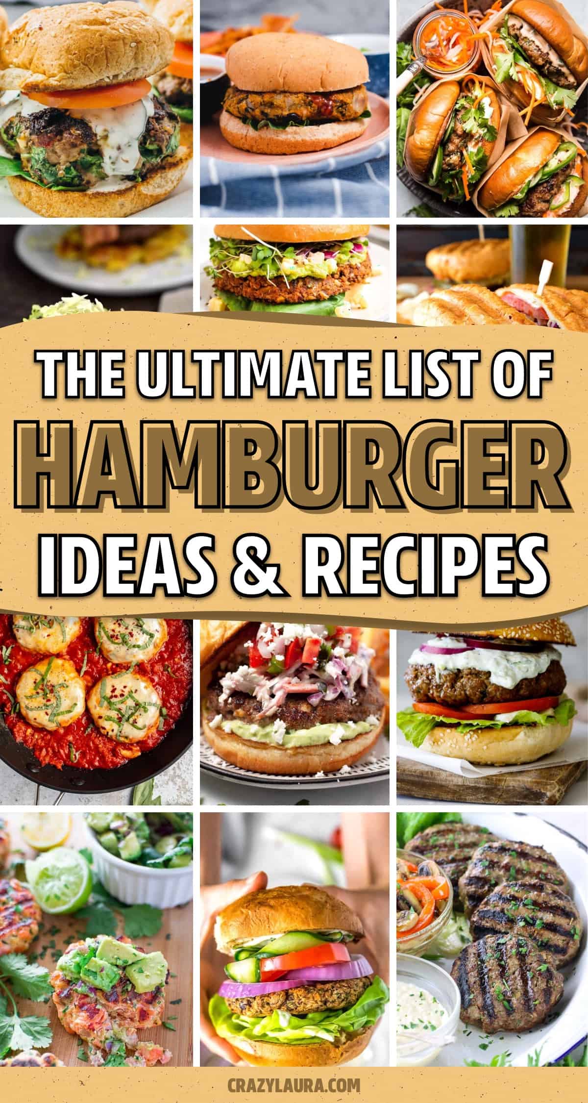 collection of hamburger recipes to try