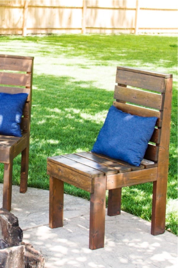 easy to build diy chairs for the backyard