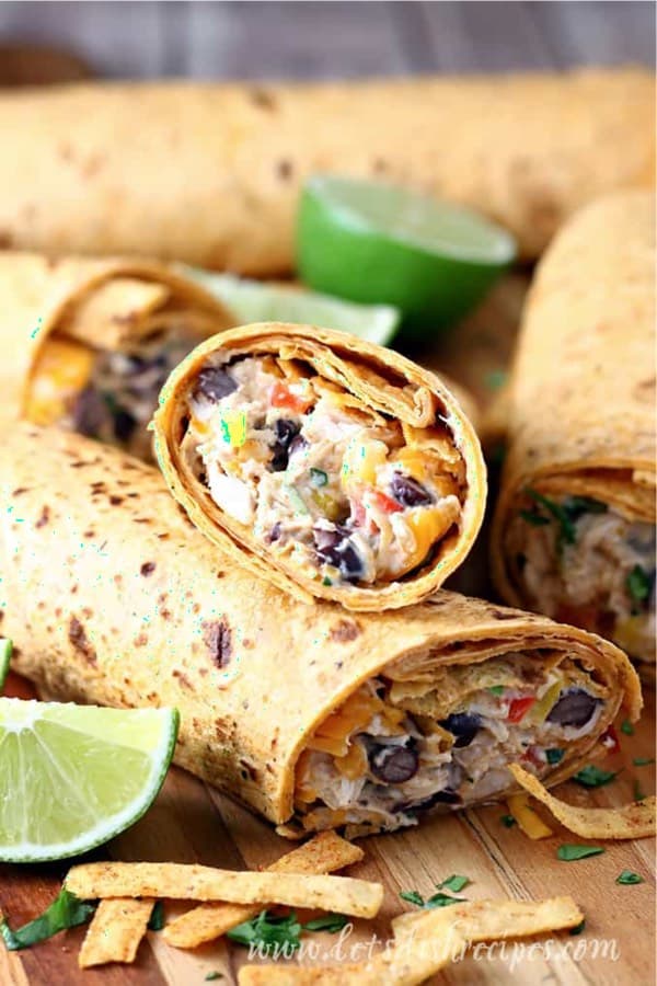 easy to make wrap recipes with chicken