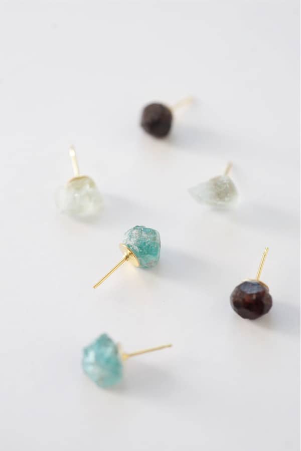 do it yourself earrings with gemstones
