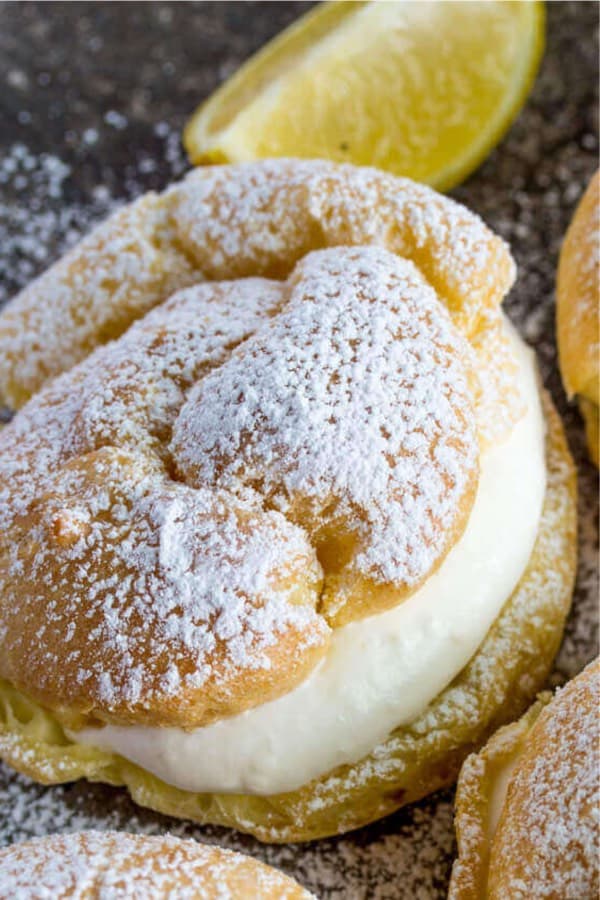 lemon dessert recipe for cream puffs