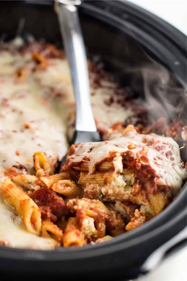 easy baked ziti dinner