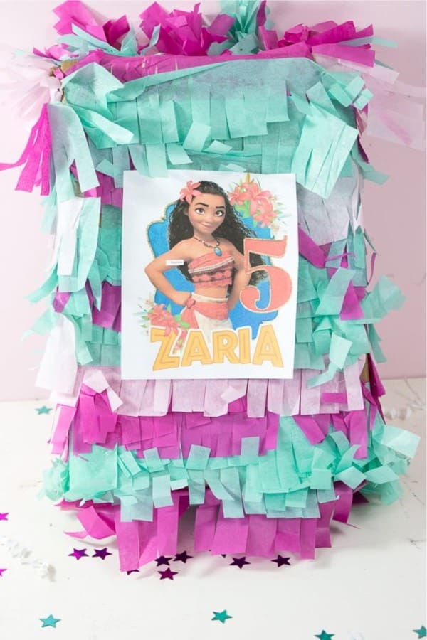 quick to make diy pinata craf for birthday party