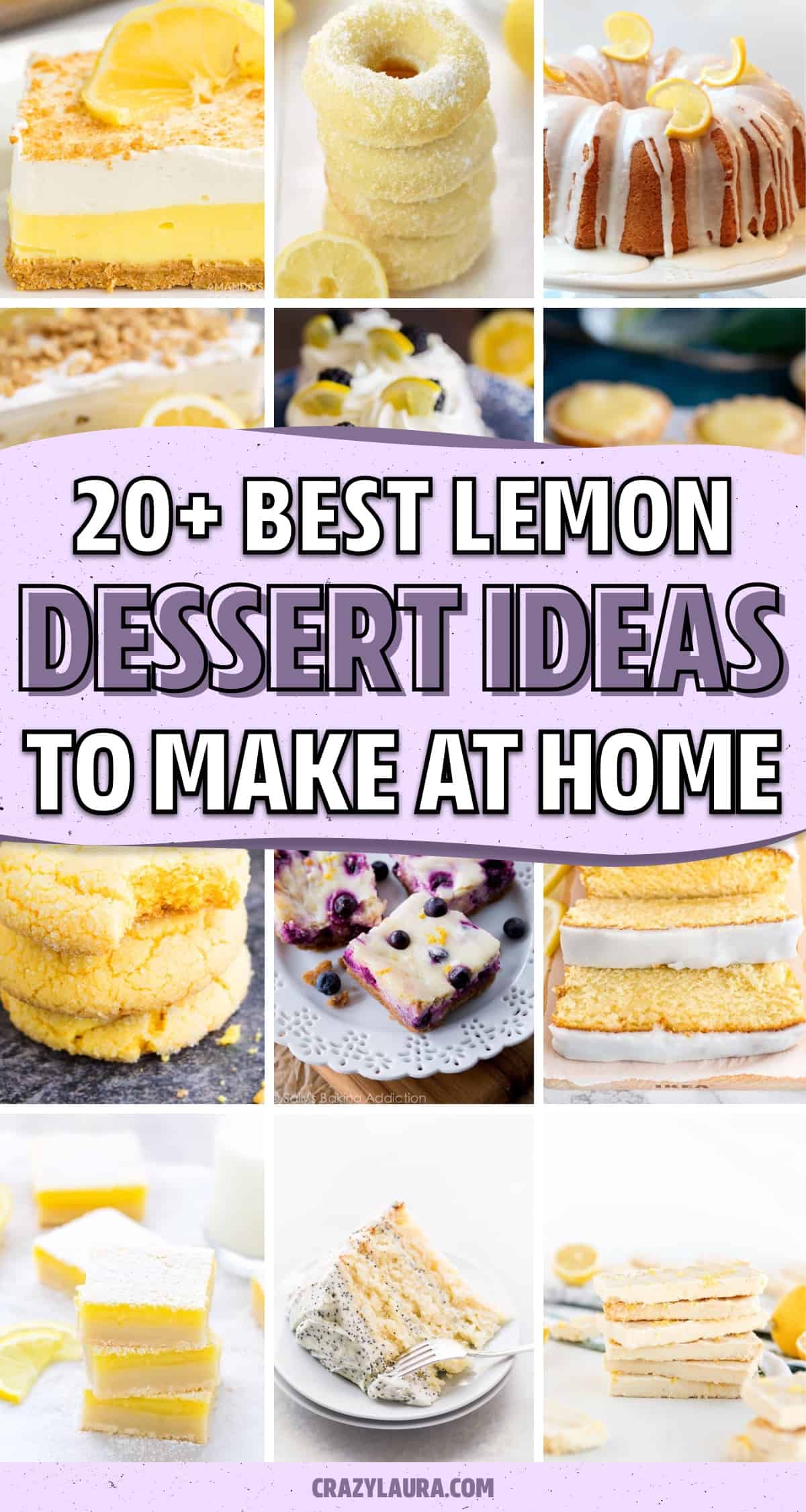 homemade lemon flavored treat recipe ideas