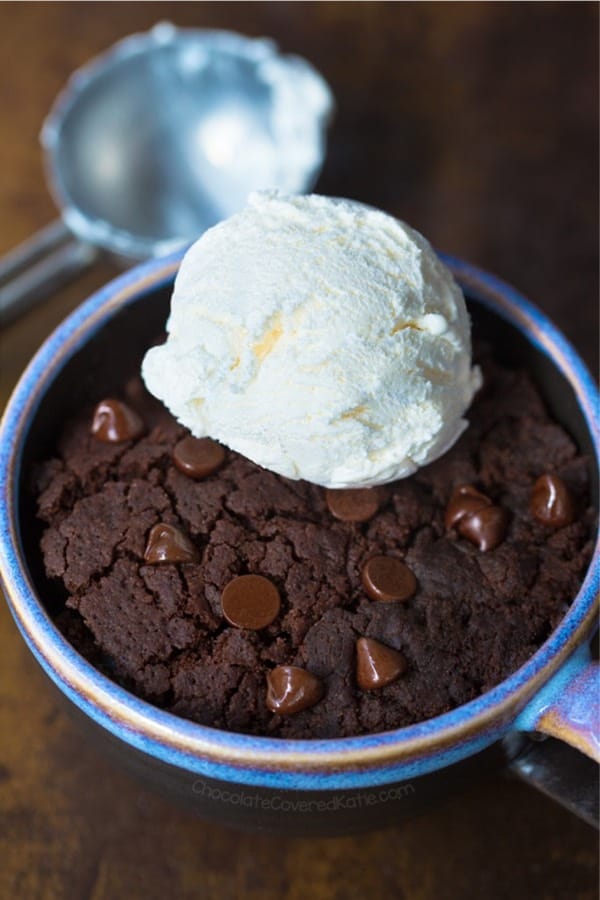 quick to make microwave brownie recipe