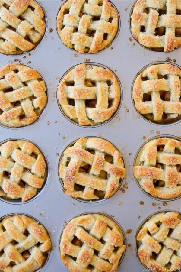 how to make muffin tin apple pies