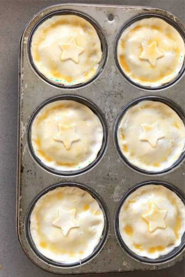 how to make muffin tin chicken pot pies