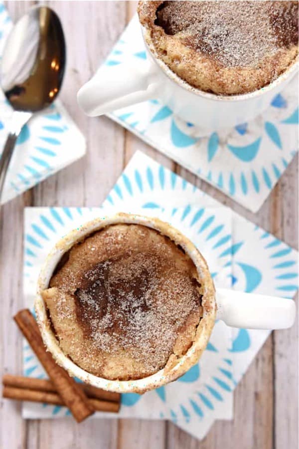 easy recipe for snickerdoodle mug cake