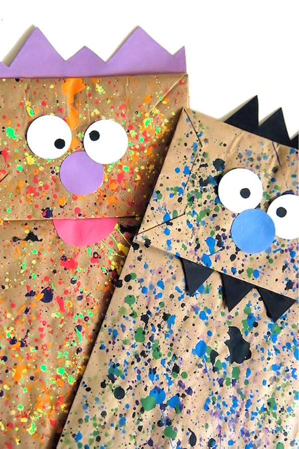 fun brown paper bag craft tutorial for kids
