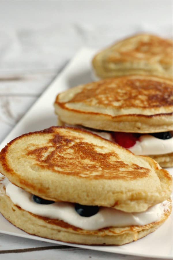 make morning pancakes on the go