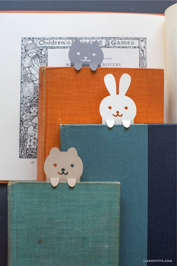 animal shaped diy bookmarks for young kids
