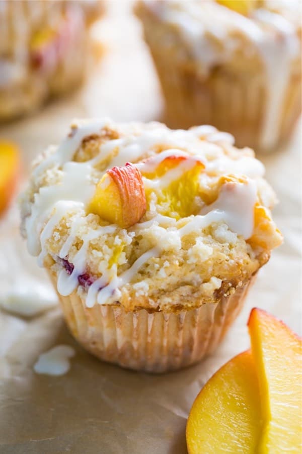 bakers recipe with peaches and cream