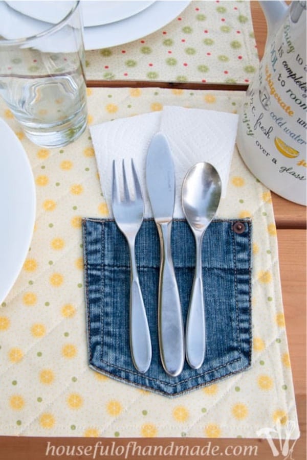 easy to make picnic table mat craft