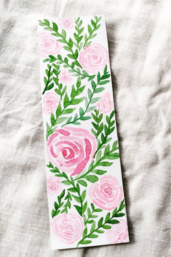 painting inspiration for paper book marks