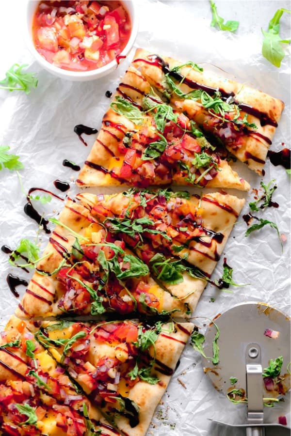 flat bread pizza recipe with balsamic