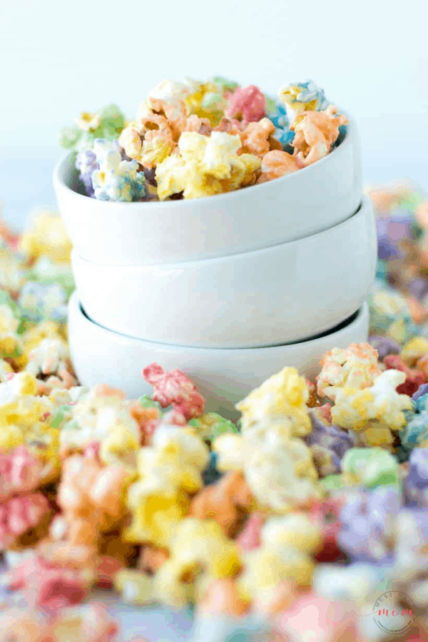 how to make rainbow popcorn at home