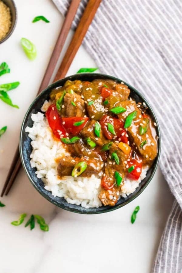 steak and rice summer recipe