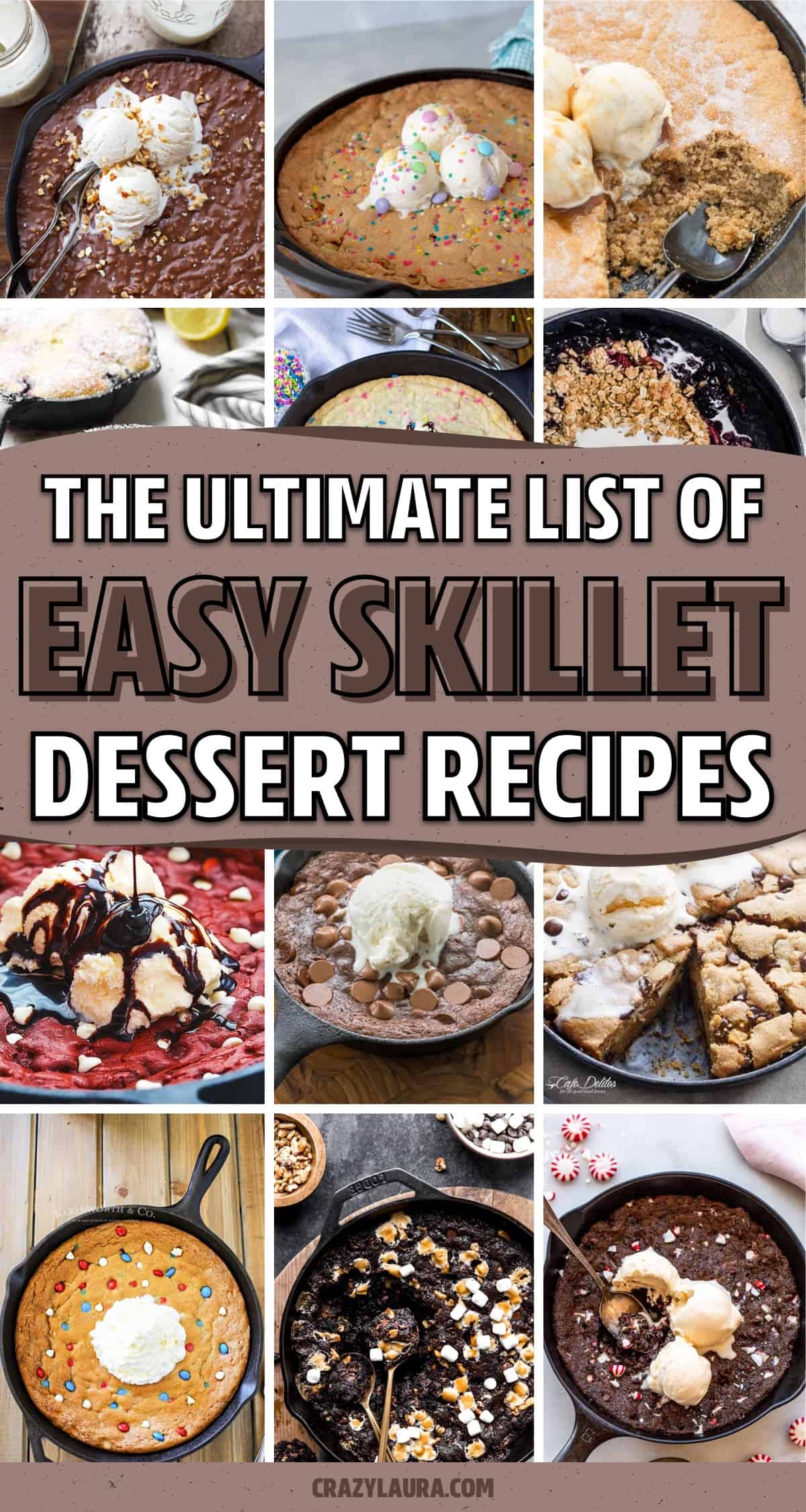 ultimate list of dessert skillet ideas