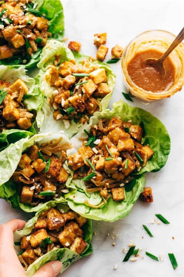 how to make vegan lettuce wraps at home