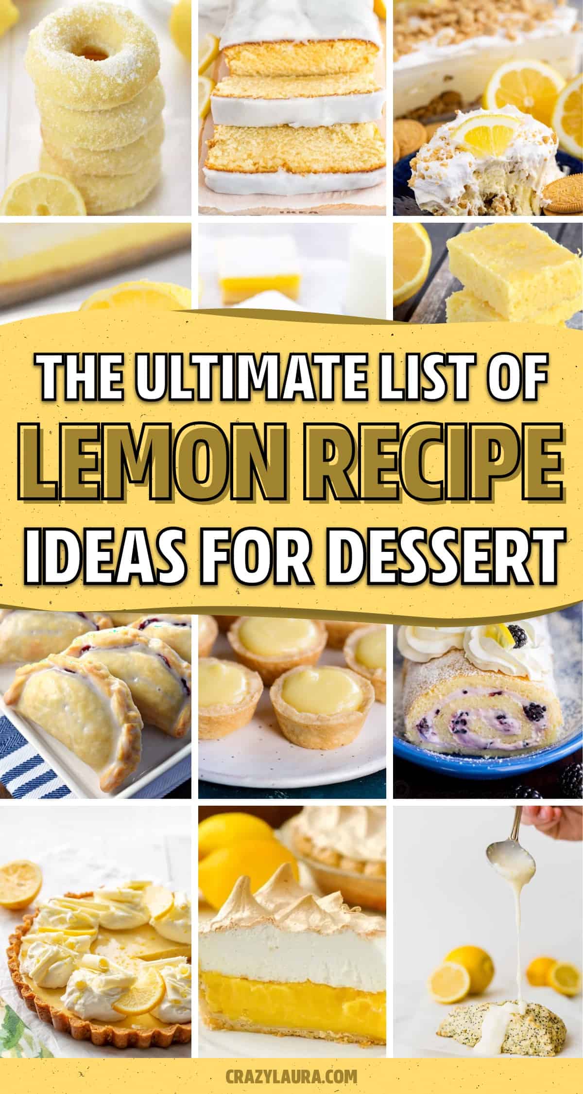 lemon recipe ideas to make for dessert