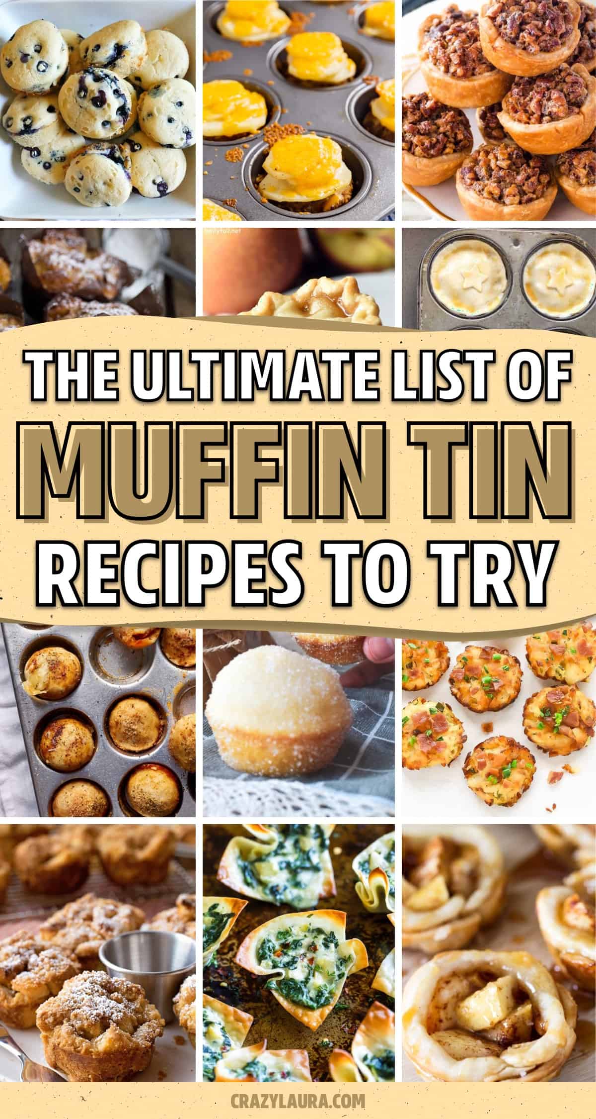 list minute bite sized muffin tin ideas