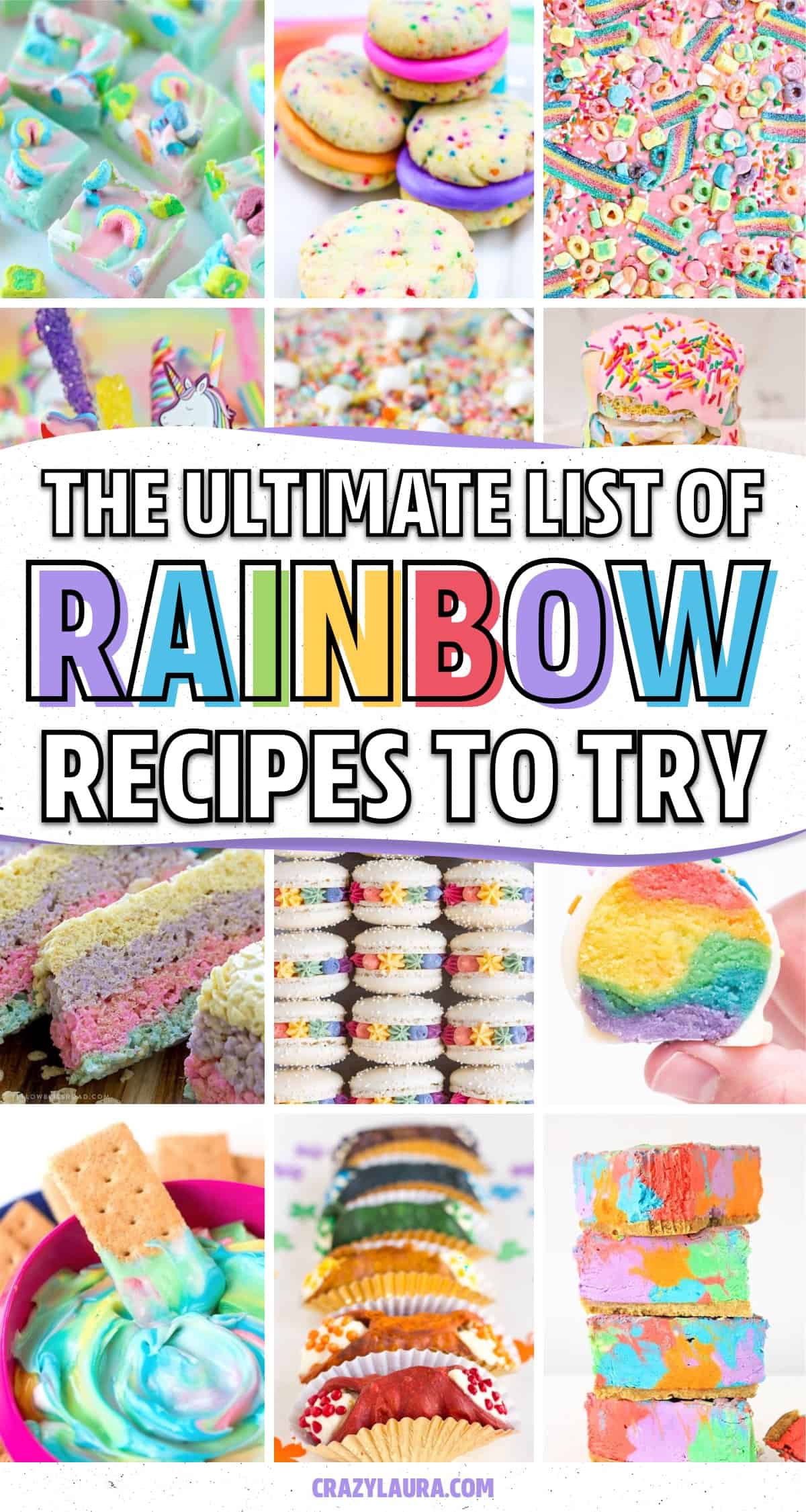 rainbow recipe inspiration ideas