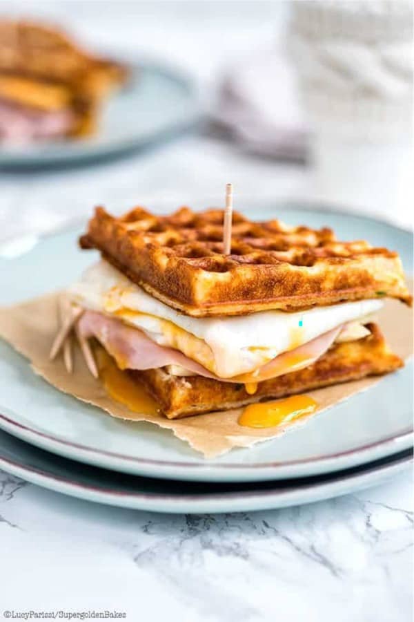 how to make your own waffle sandwich