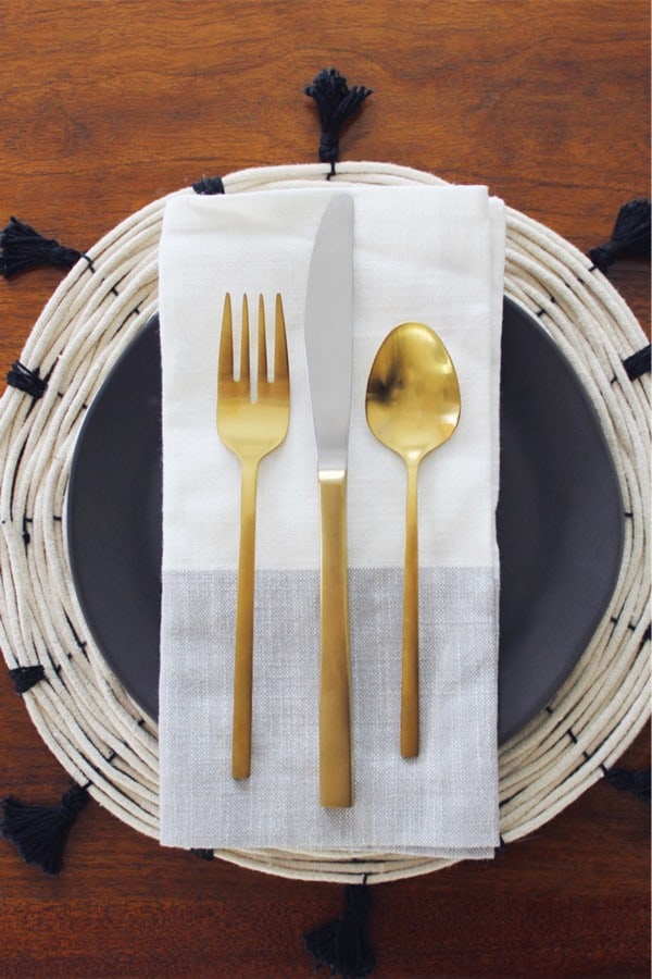 cheap to make woven placemat craft