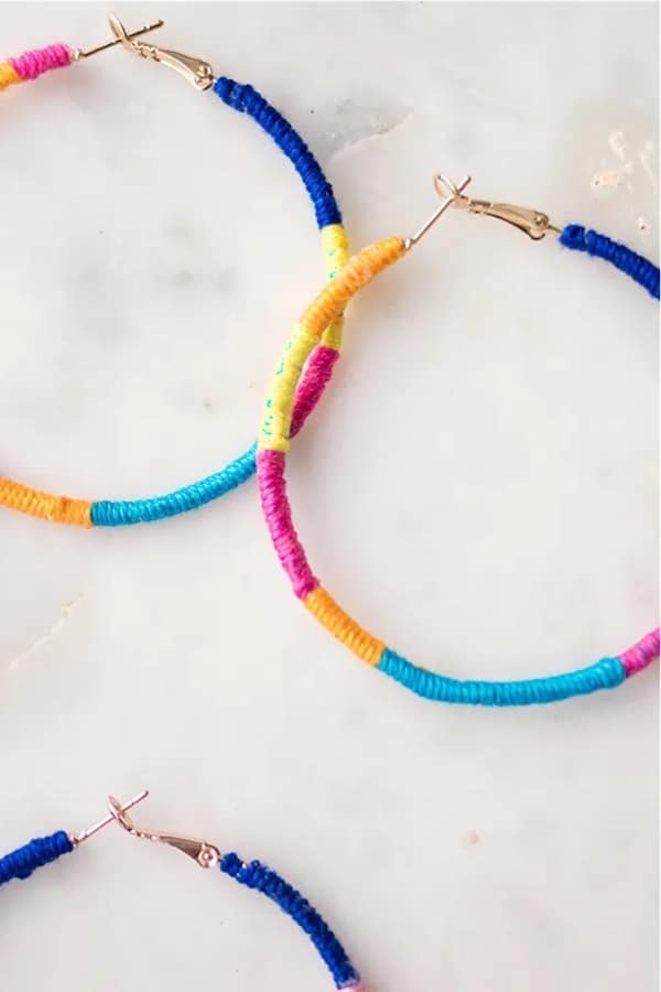 yarn wrapped diy jewelry inspiration