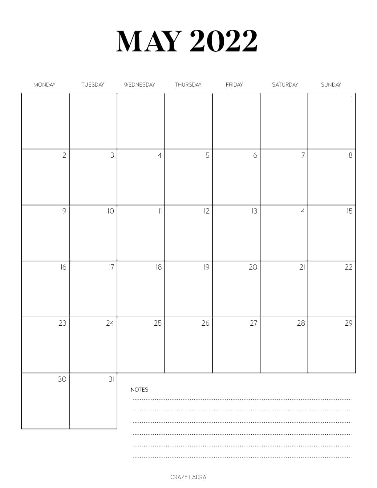 may calendar pdf printable