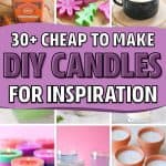 creative ideas for homemade candles