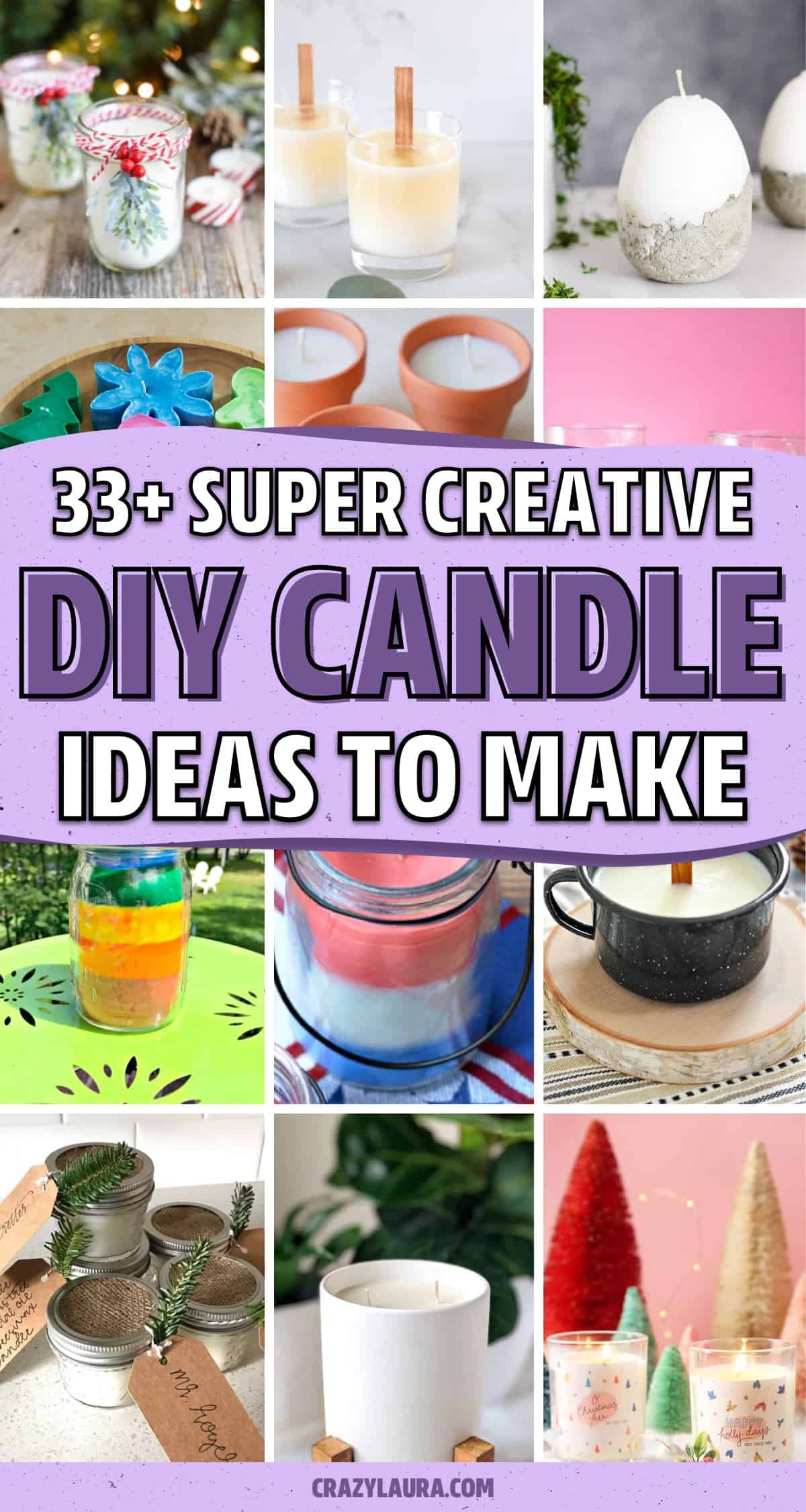 list of the best diy candle ideas
