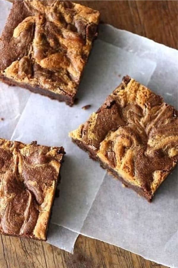 how to make swirl brownies with peanut butter