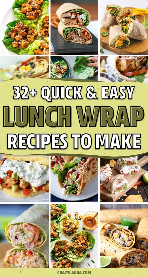 lunch wrap tutorials that are healthy