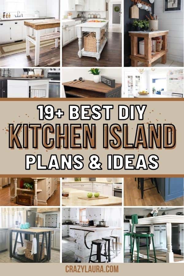 List of the best DIY Kitchen Island Plans