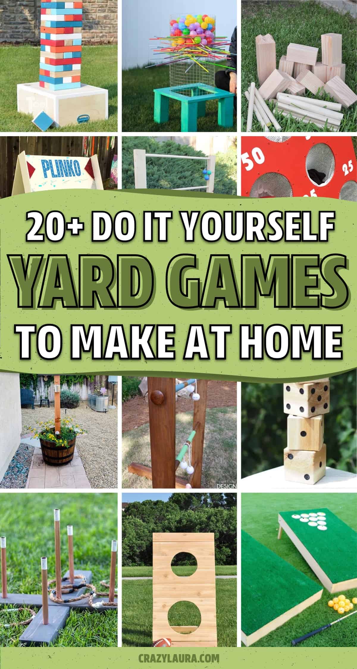 do it yourself spring and summer yard games
