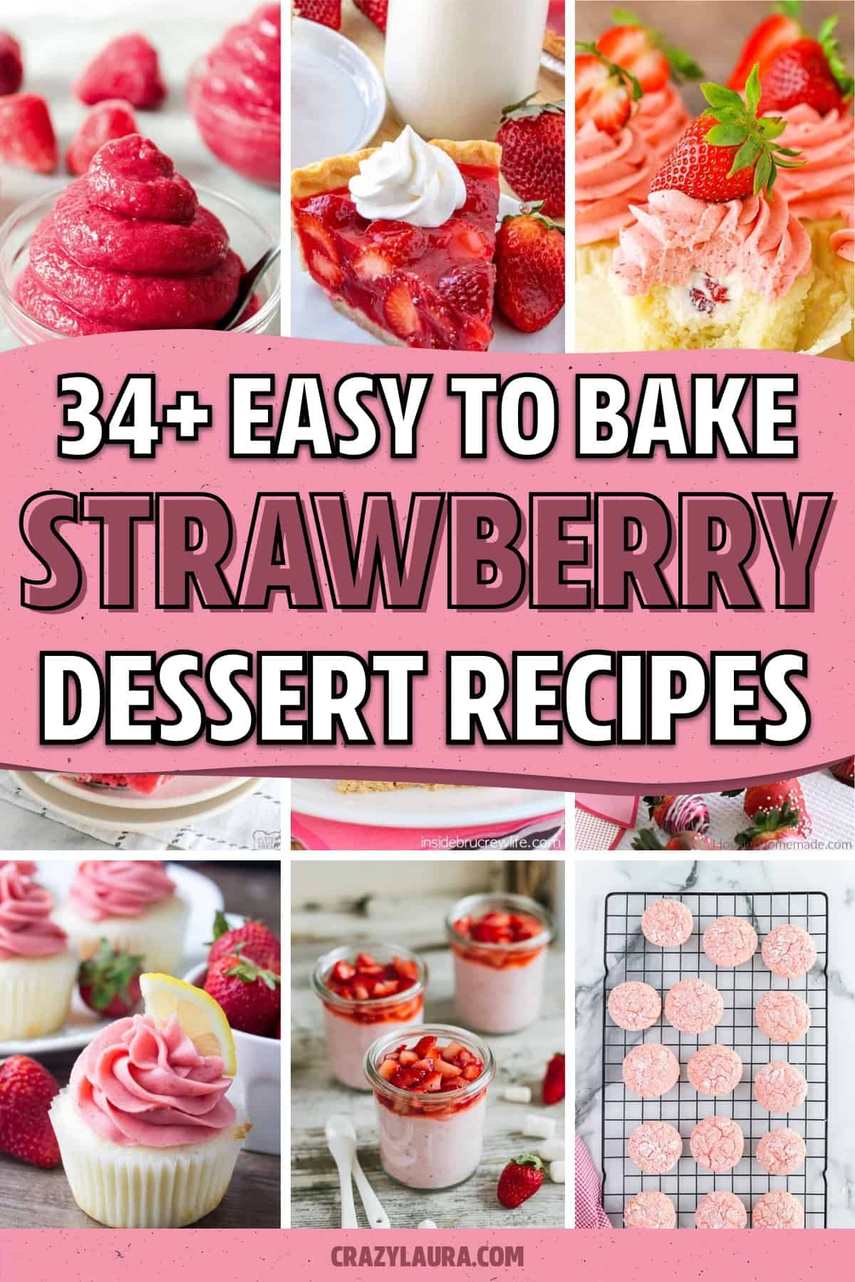 baking recipes for strawberry desserts